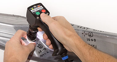 Grid analyzer measuring circle grids